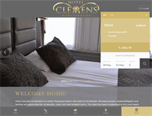 Tablet Screenshot of clemenshotel.nl